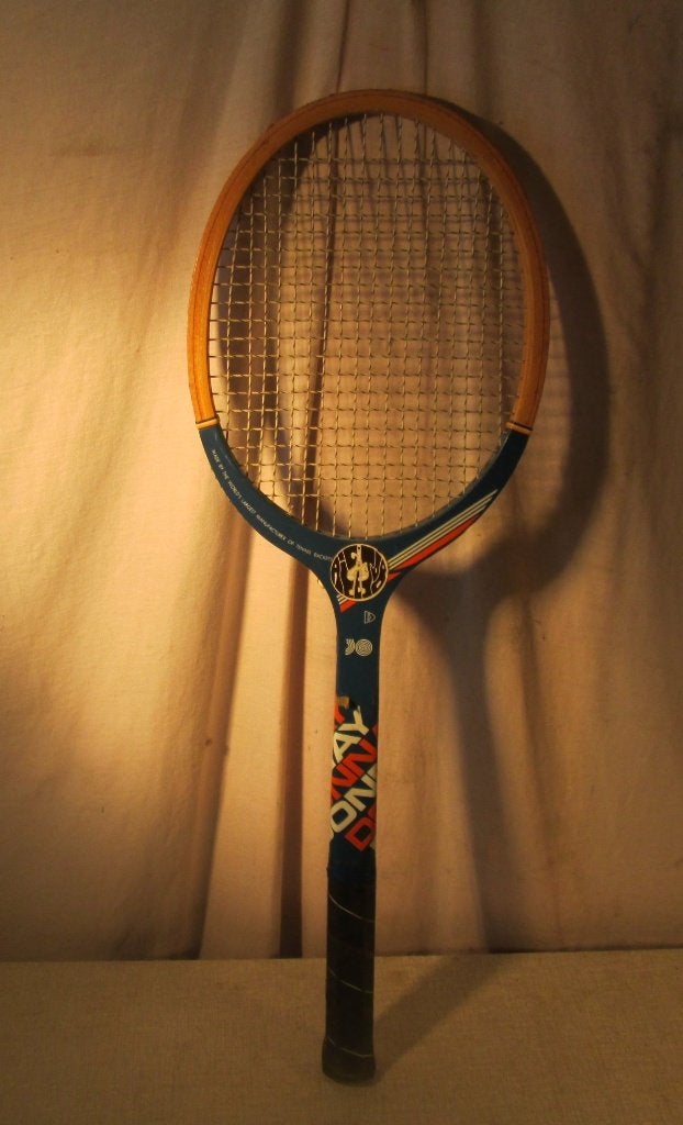 Mooi Oude Houten Tennis Racket van Donnay, Sport en Fitness, Tennis, Ophalen of Verzenden, Zo goed als nieuw, Racket, Overige merken