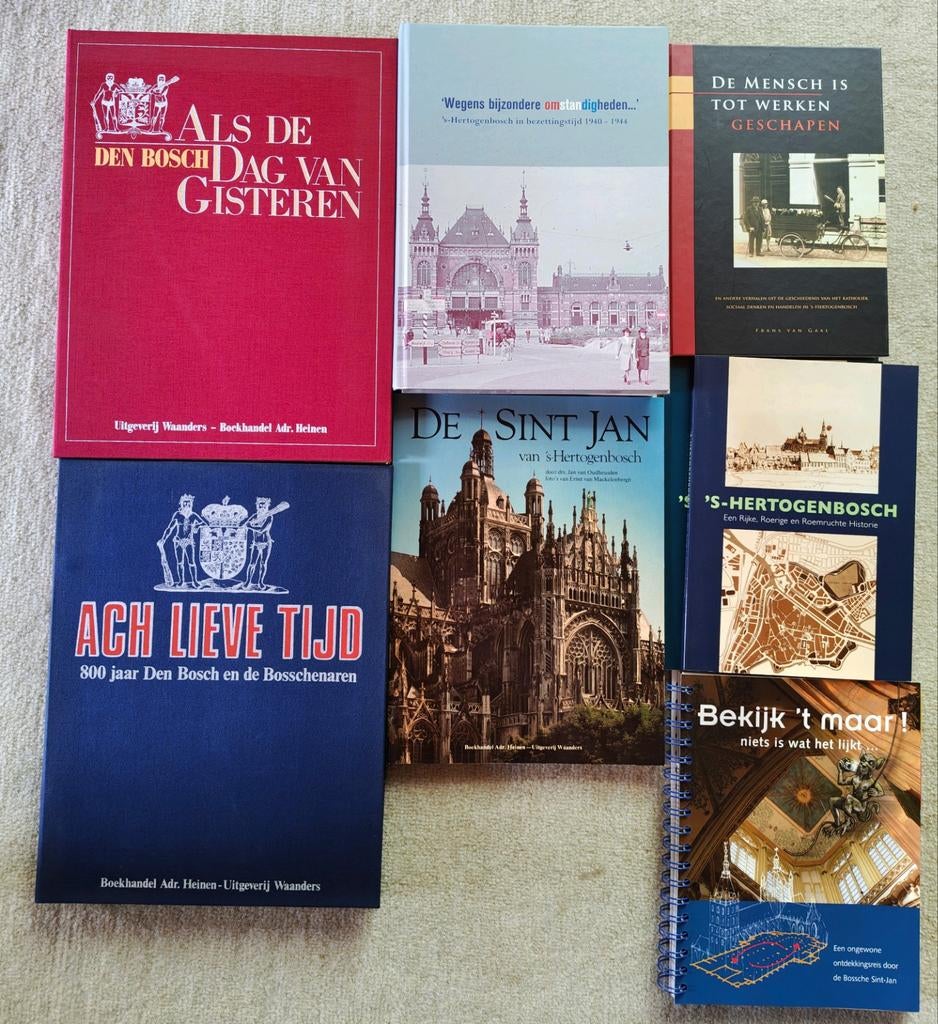 Boeken over Den Bosch, oa "Wegens bijzondere omstandigheden", Boeken, Ophalen of Verzenden, Zo goed als nieuw