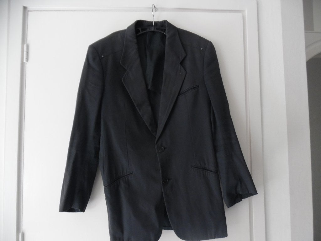 Zwart Sportief Colbert Italian style maat 48, Ophalen of Verzenden, Zo goed als nieuw, Maat 48/50 (M), Zwart