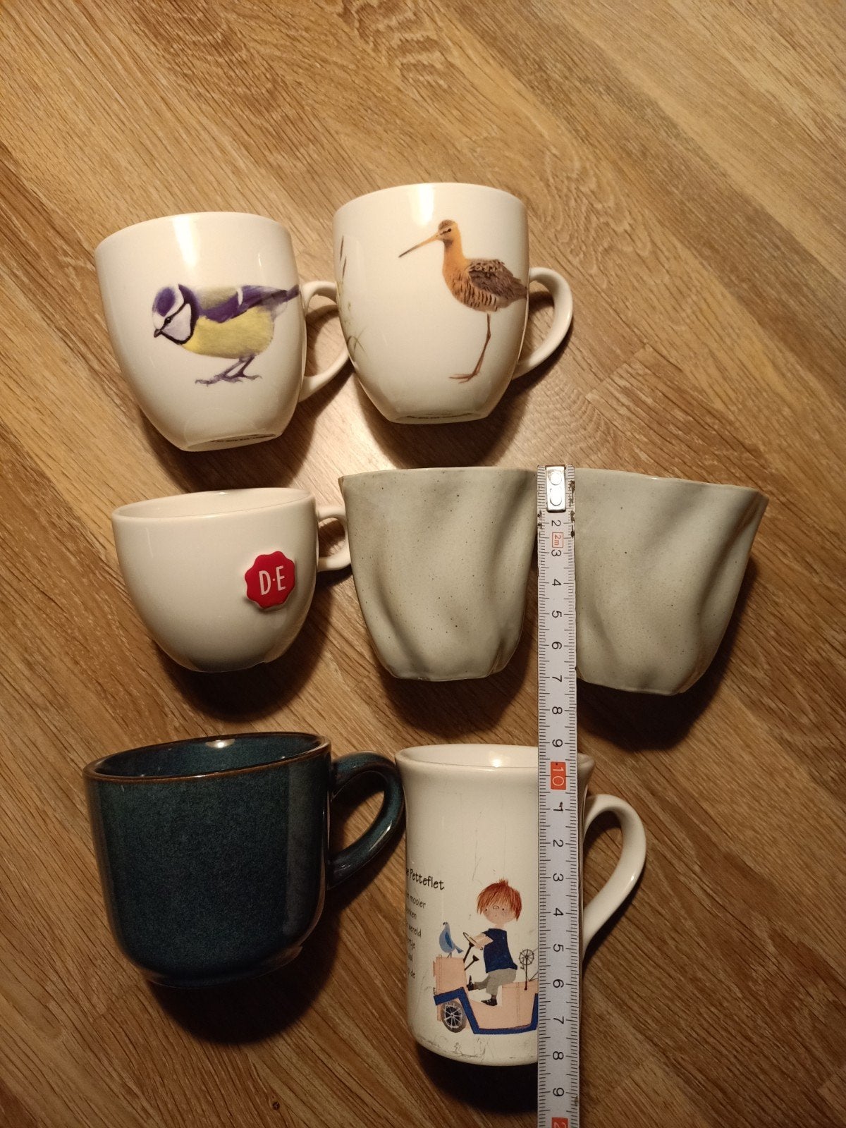 Diverse kopjes: Pluk v.d. Petteflet, Søstrene Grene, e.d., Ophalen, Steen/keramiek, Meerkleurig, Overige typen
