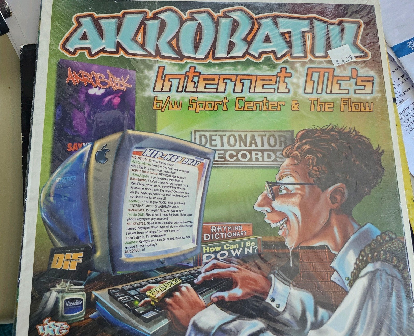 Akrobatik - Internet MC's 12" Vinyl Single (Rawkus Records), Ophalen of Verzenden, Zo goed als nieuw, 12 inch, EP