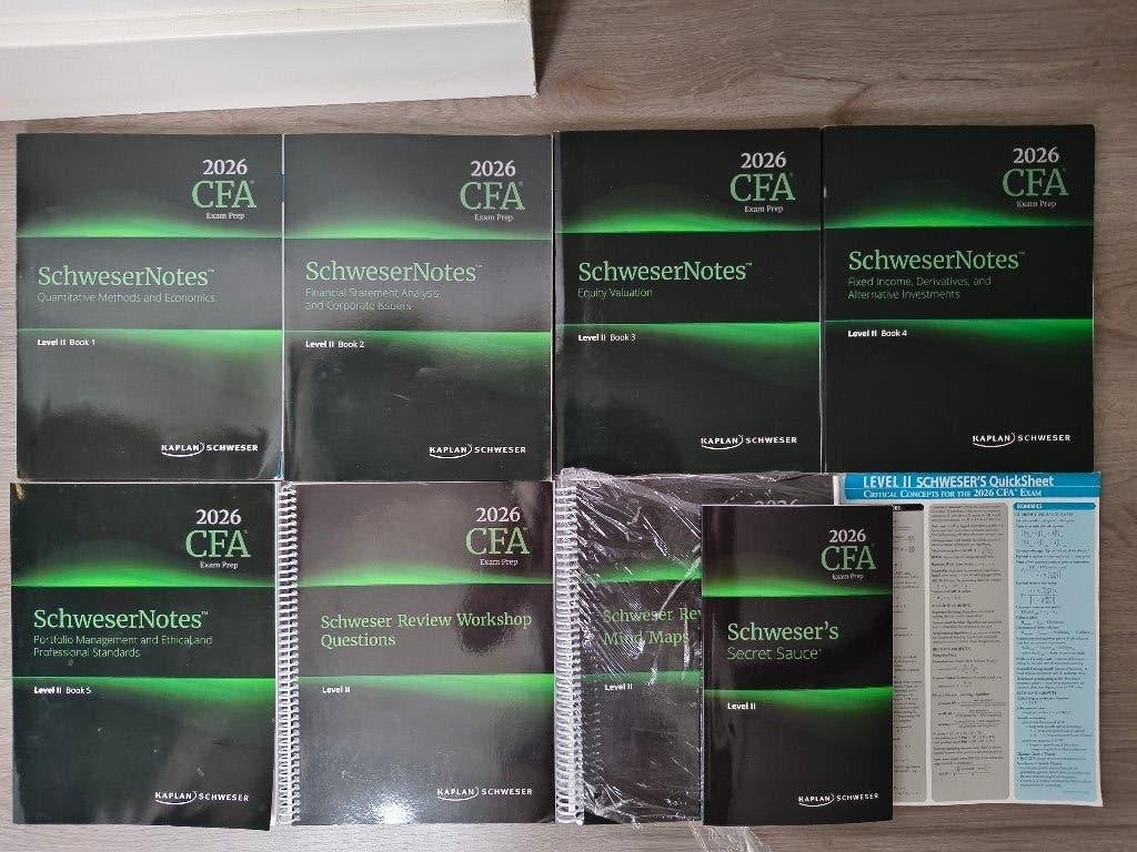 CFA Kaplan Schweser - Level 2 2026, Boeken, Ophalen of Verzenden, Beta, Zo goed als nieuw