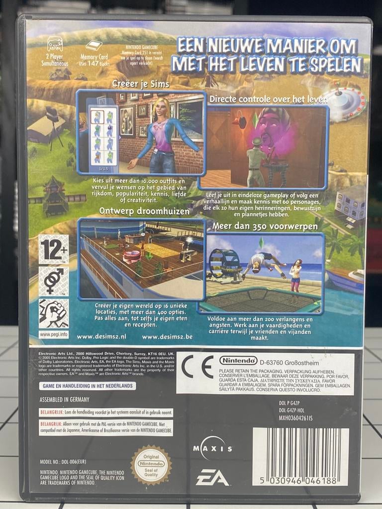The Sims 2 - Nintendo GameCube - EA Games, Spelcomputers en Games, Games | Nintendo GameCube, Info@eagames.com, 1 speler, Ophalen of Verzenden