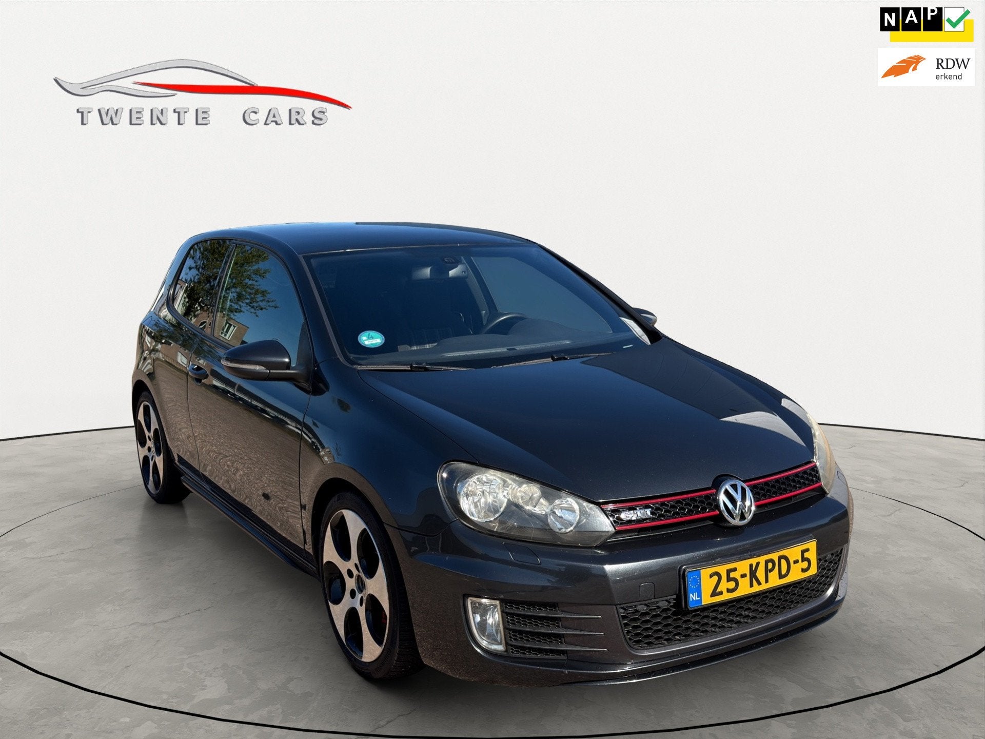 Volkswagen Golf 2.0 GTI | Clima | Cruise | Navi | Nieuwe APK, Euro 5, Stof, Gebruikt, Zwart