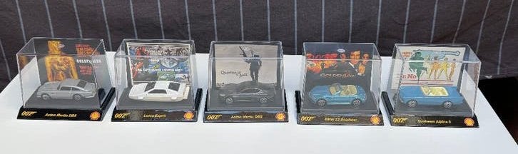 James Bond 007 Shell Collectie 5 stuks compleet!, Ophalen of Verzenden, Nieuw, Auto
