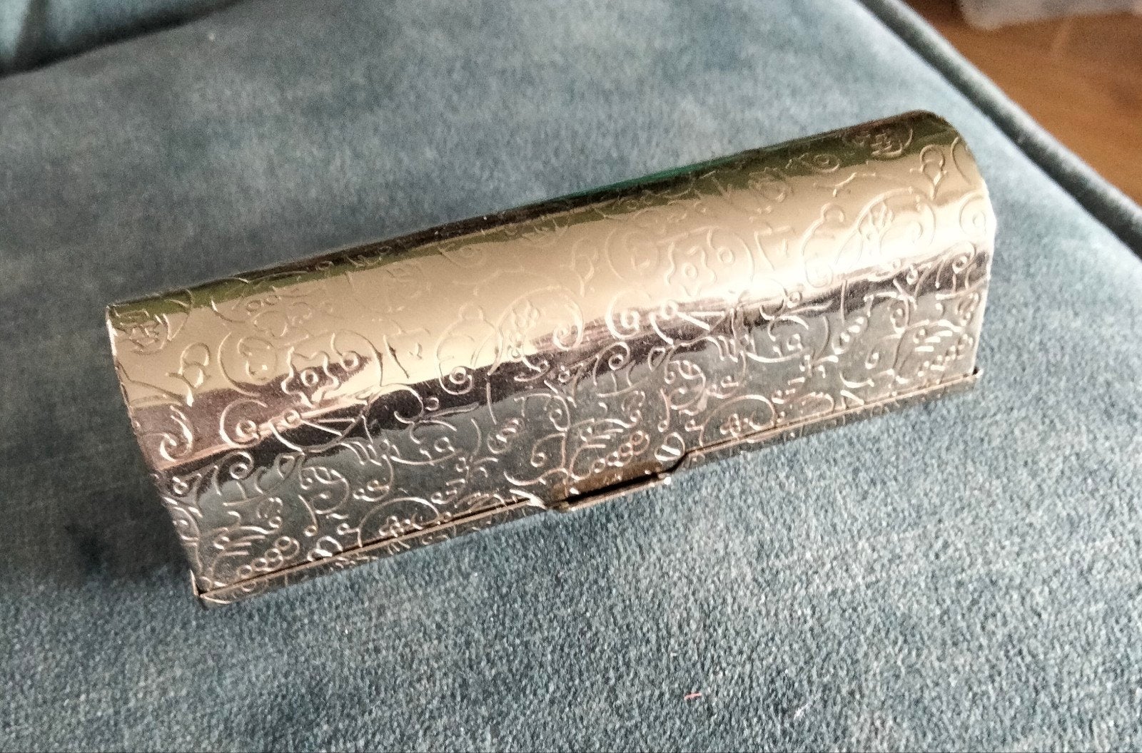 Vintage lipstickhouder met spiegeltje, Ophalen of Verzenden