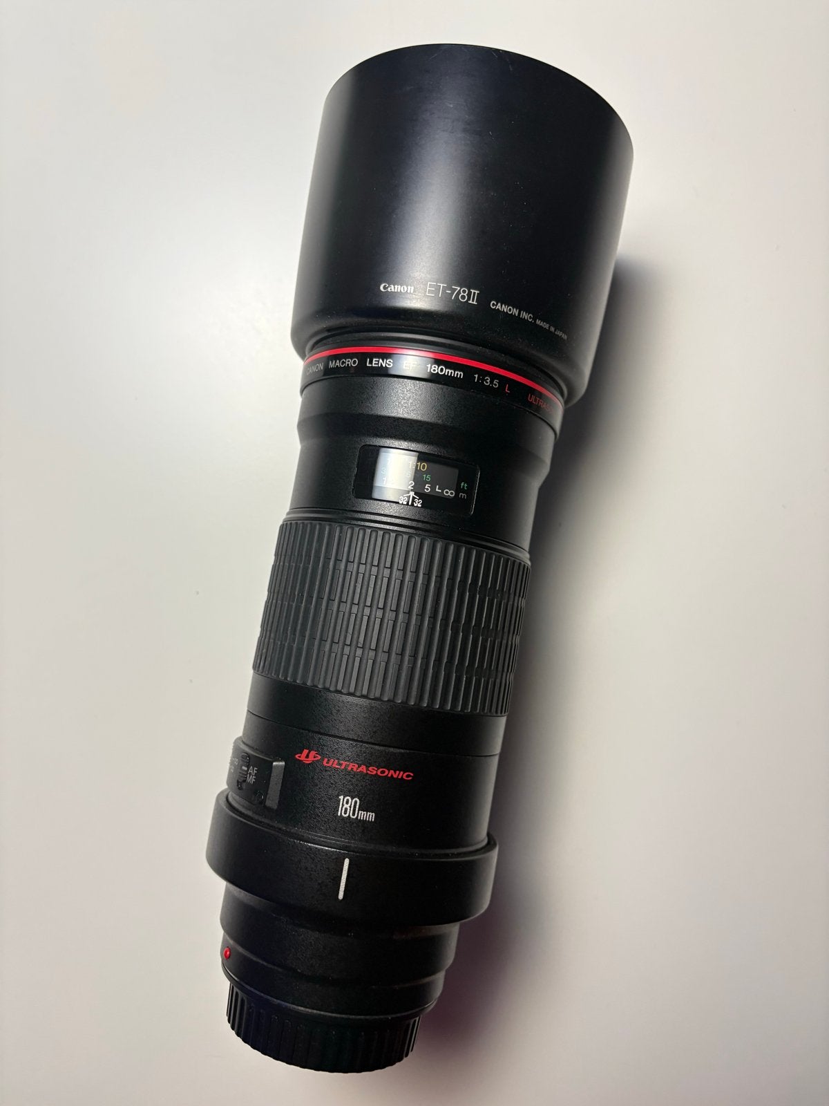 Canon EF 180mm 1:3.5 L USM Macro Lens, Gebruikt, Canon, Autofocus, Ophalen of Verzenden