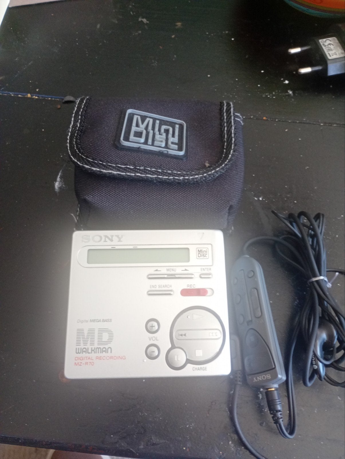 Sony MZ-R70 MD Walkman met accessoires, Ophalen of Verzenden, Minidisc-speler