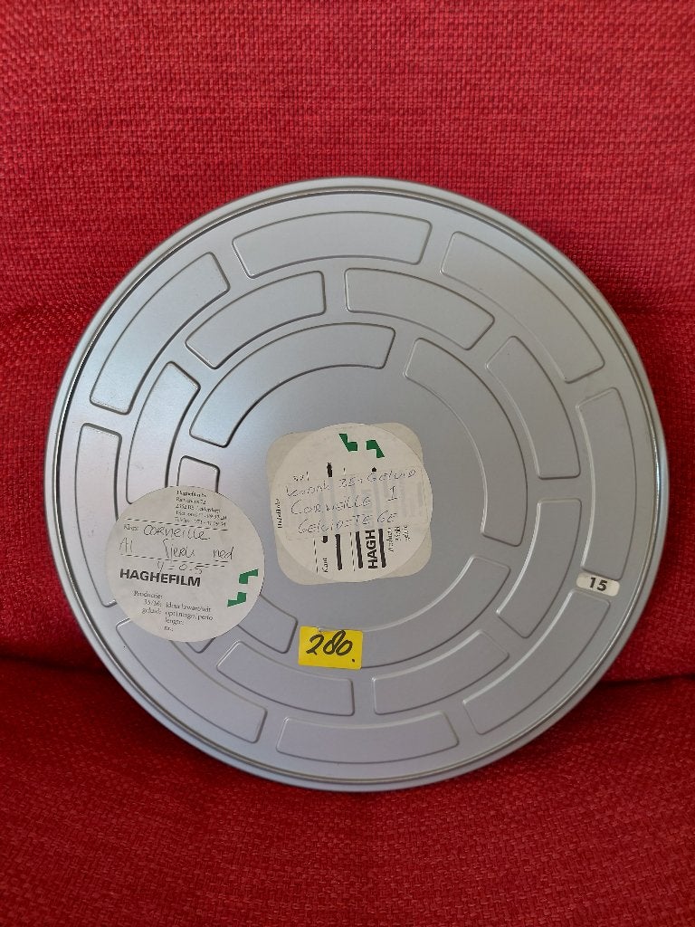 2 Filmblikken. Diameter 37 cm., Ophalen of Verzenden, 35mm film