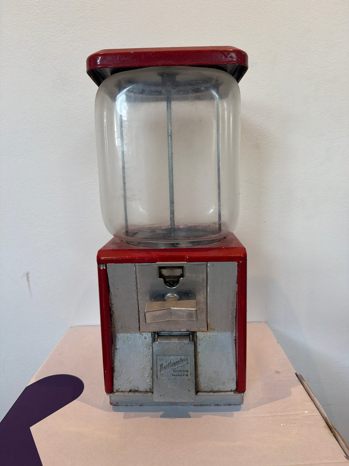 Vintage Kauwgomballenautomaat - Rood, Ophalen