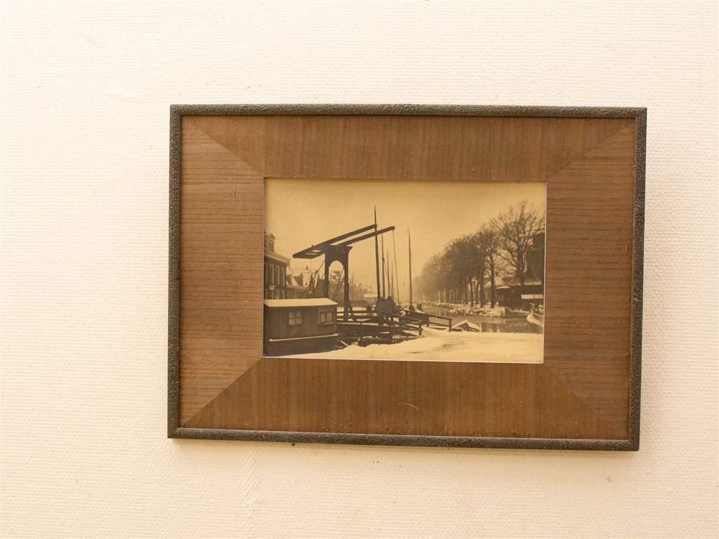 Prent van een brug 37440, Ophalen of Verzenden, Voor 1920, Ongelopen, Utrecht