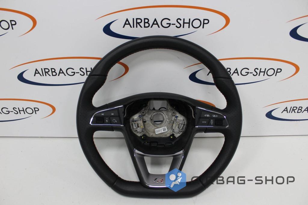 Seat Leon FR Multifunctioneel Leder Stuurwiel stuur 57541909, Auto-onderdelen, Gebruikt, -, -, Ophalen of Verzenden