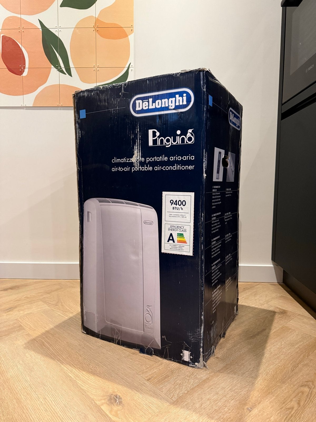 Delonghi PAC N81 Mobiele Airco - in doos met accessoires, Ophalen, Timer, 3 snelheden of meer, Zo goed als nieuw