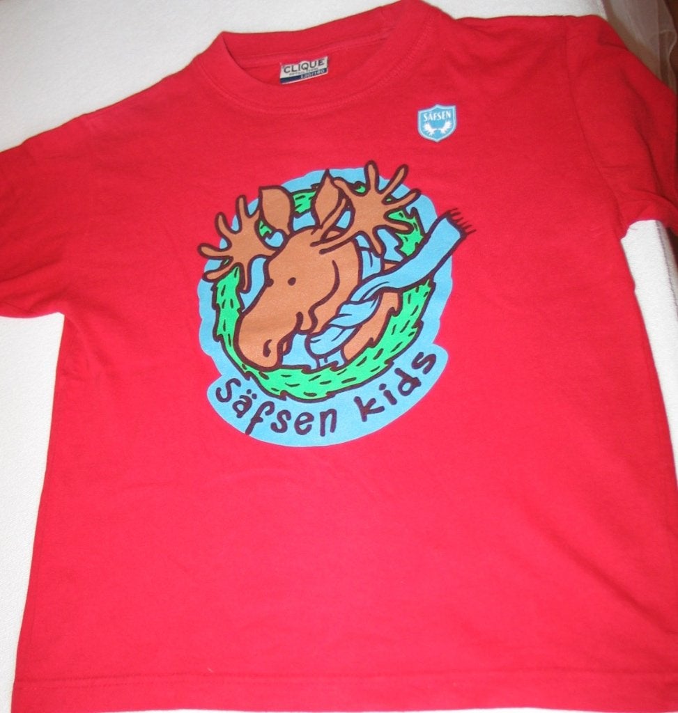 T-shirt met afbeelding;van een eland, Ophalen of Verzenden, Gebruikt, Jongen of Meisje, Shirt of Longsleeve