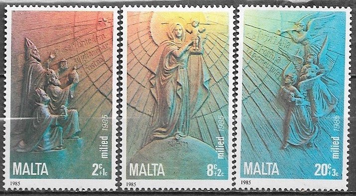 Malta serie Kerstzegels 1985, Verzenden, Malta, Postfris