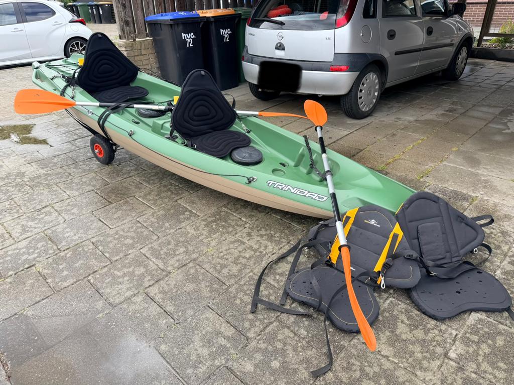 Bic Trinidad Zee/Vis Kayak - Compleet met accessoires, Ophalen, Gebruikt, 2-persoons