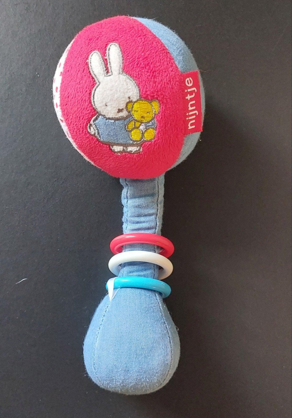 Nijntje rammelaar met ringen, Ophalen, Zo goed als nieuw, Rammelaar