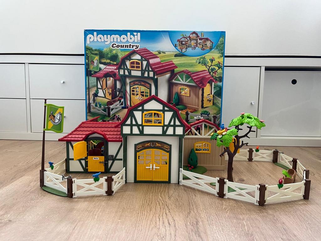 Playmobil country 6926 paardenmanege rijclub, Ophalen of Verzenden, Zo goed als nieuw