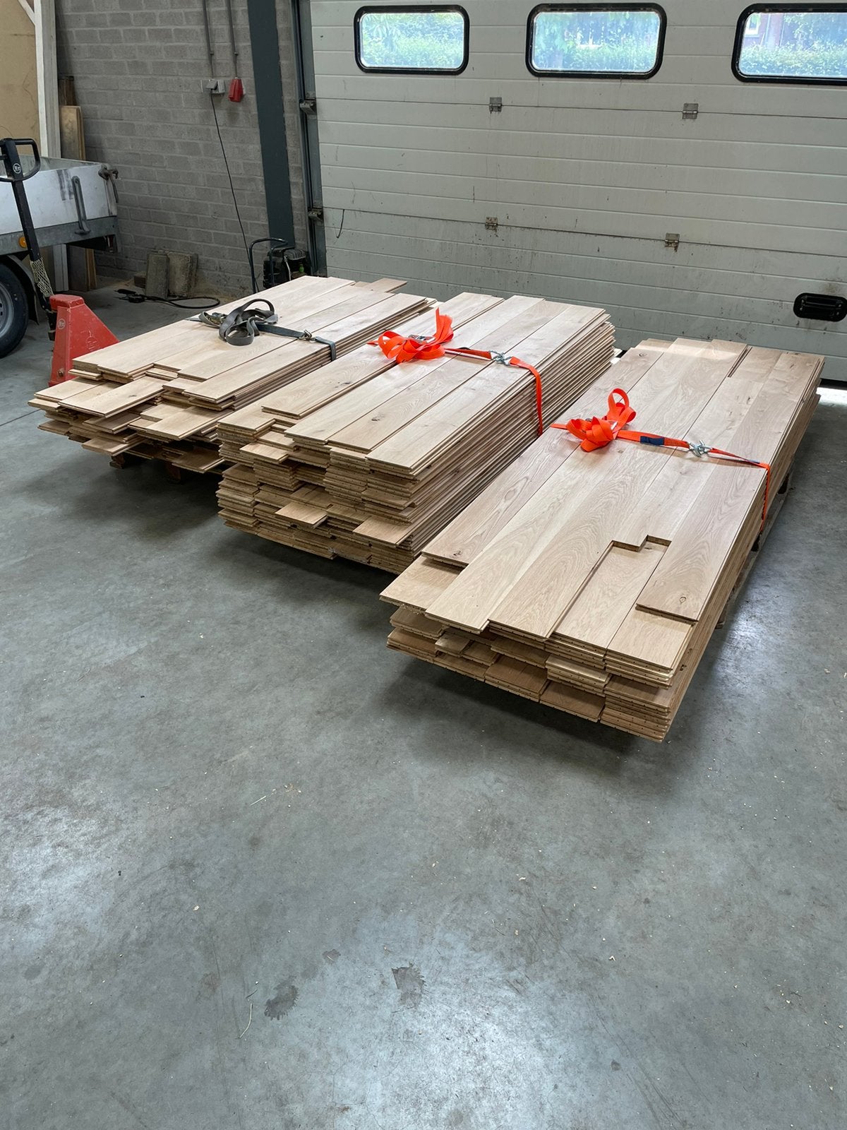 Prachtige Massieve Houten Vloer - ca. 80 m², Ophalen, Zo goed als nieuw