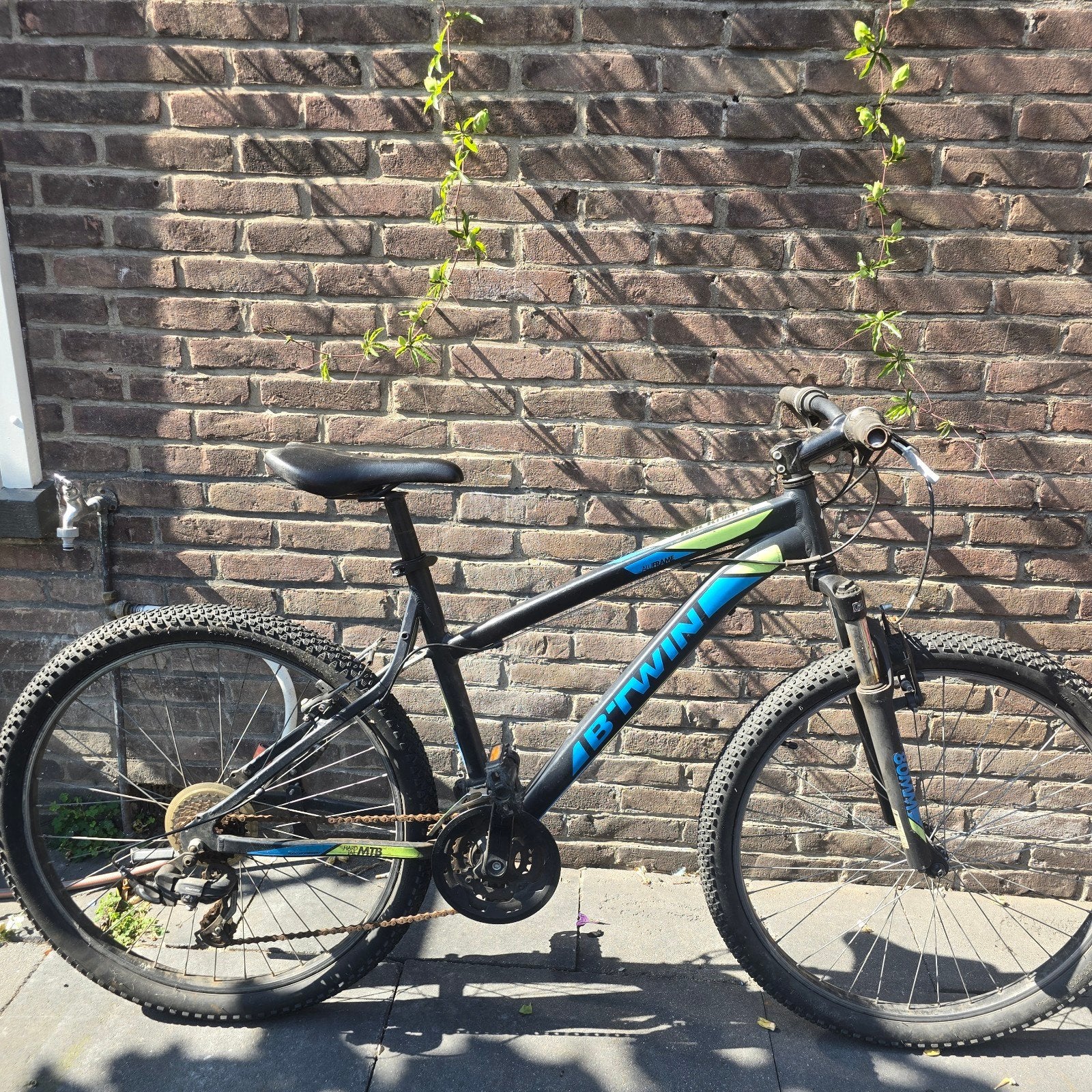 B'Twin Rockrider 340 Mountainbike  21 versn., Gebruikt, Hardtail, 49 tot 53 cm, Ophalen