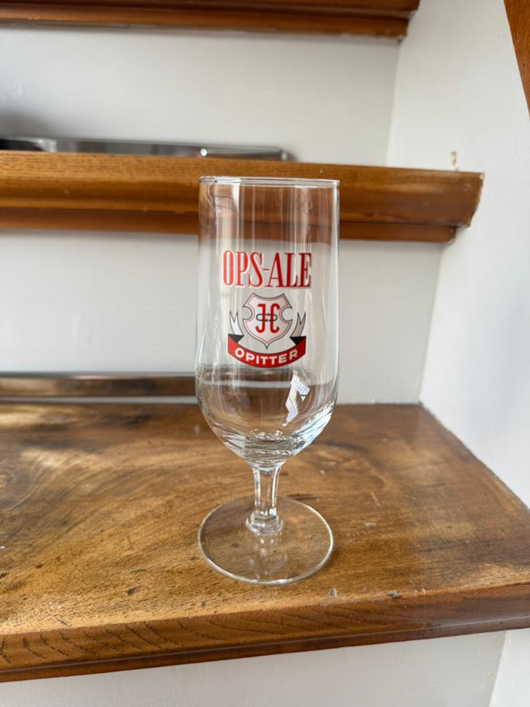Ops-ale opitter bierglas, Ophalen of Verzenden, Zo goed als nieuw, Glas of Glazen, Overige merken