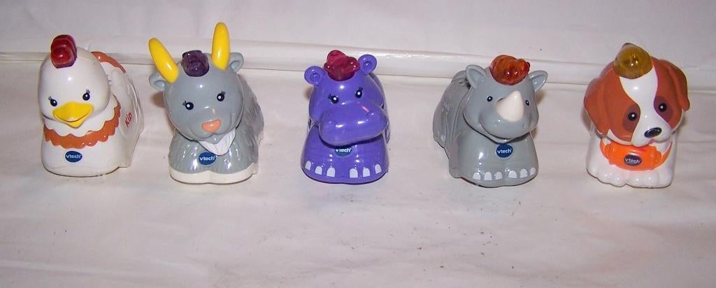 5 x Zoef Zoef dieren. Nieuwstaat., Kinderen en Baby's, Speelgoed | Vtech, Ophalen of Verzenden, Zo goed als nieuw, 2 tot 4 jaar