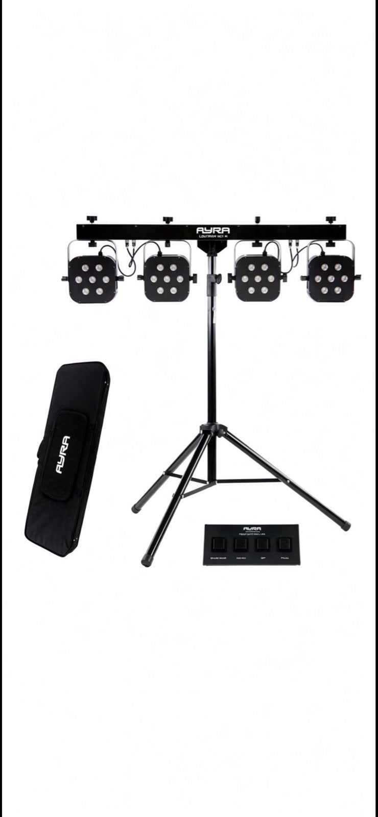 Ayra Compar Kit 2 - Complete Lichtset voor Feesten en Events, Ophalen, Zo goed als nieuw, Licht, Geluidgestuurd