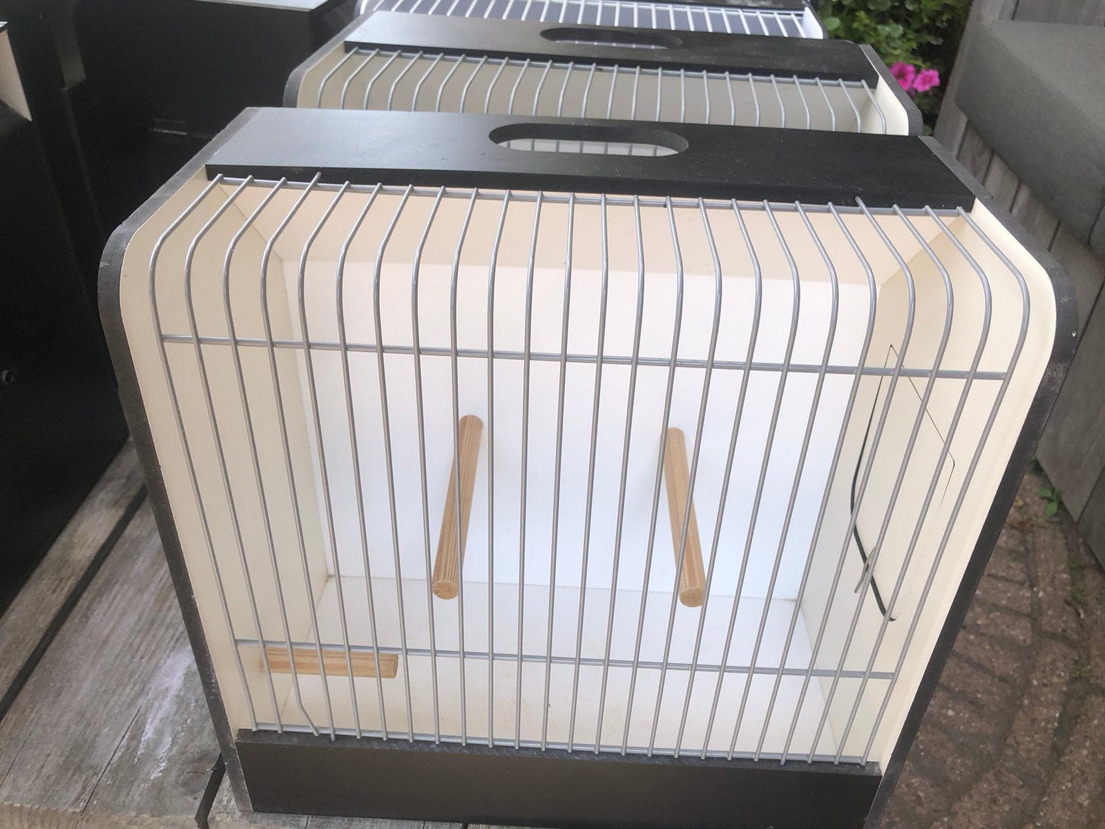 Kunstof tt kooien, Dieren en Toebehoren, Vogels | Hokken en Kooien, Ophalen, Zo goed als nieuw, Kunststof, Overige typen