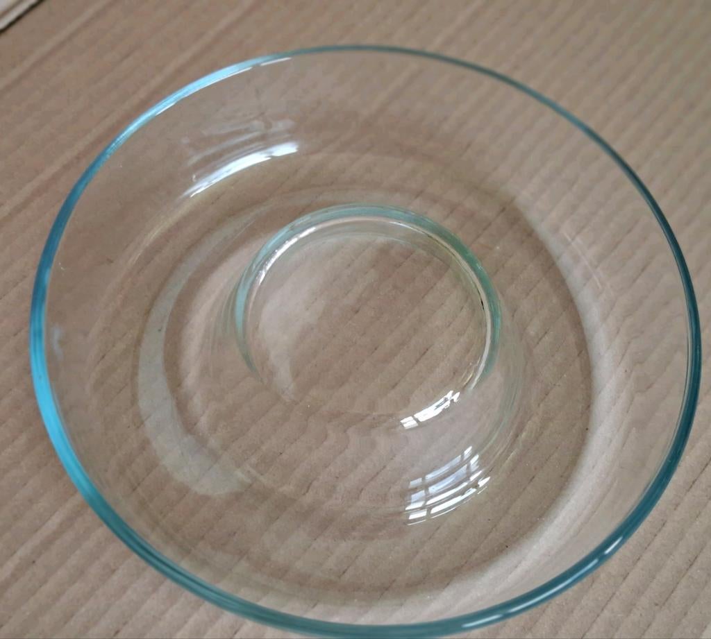 Pyrex Glazen schaal/vorm 22 cm, Ophalen of Verzenden, Gebruikt, Glas, Schaal of Schalen