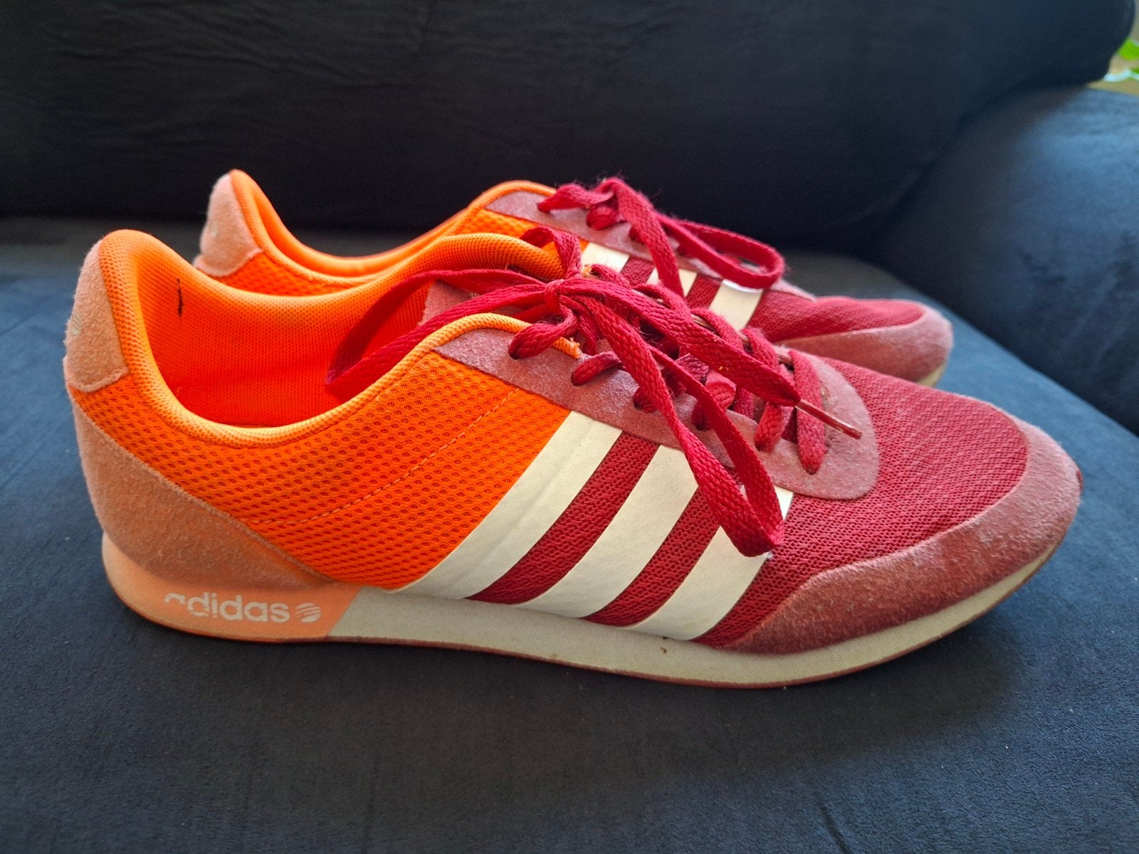 Adidas Neo Label Sneakers - Oranje/Rood Maat 44, Ophalen, Overige kleuren, Sneakers of Gympen, Adidas