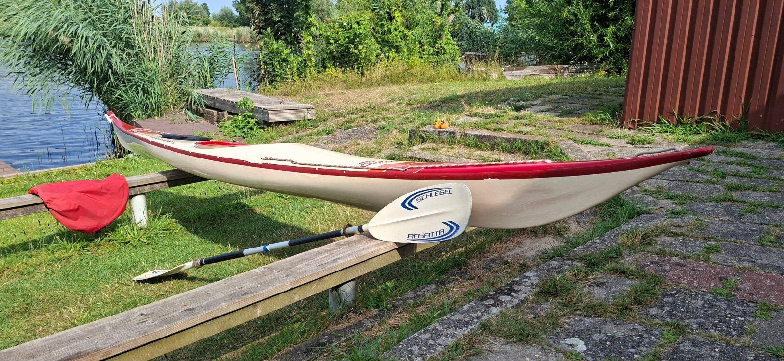 Eagle Freewater Kajak inclusief peddel en hoezen, Watersport en Boten, Kajaks, Ophalen, Gebruikt, 1-persoons