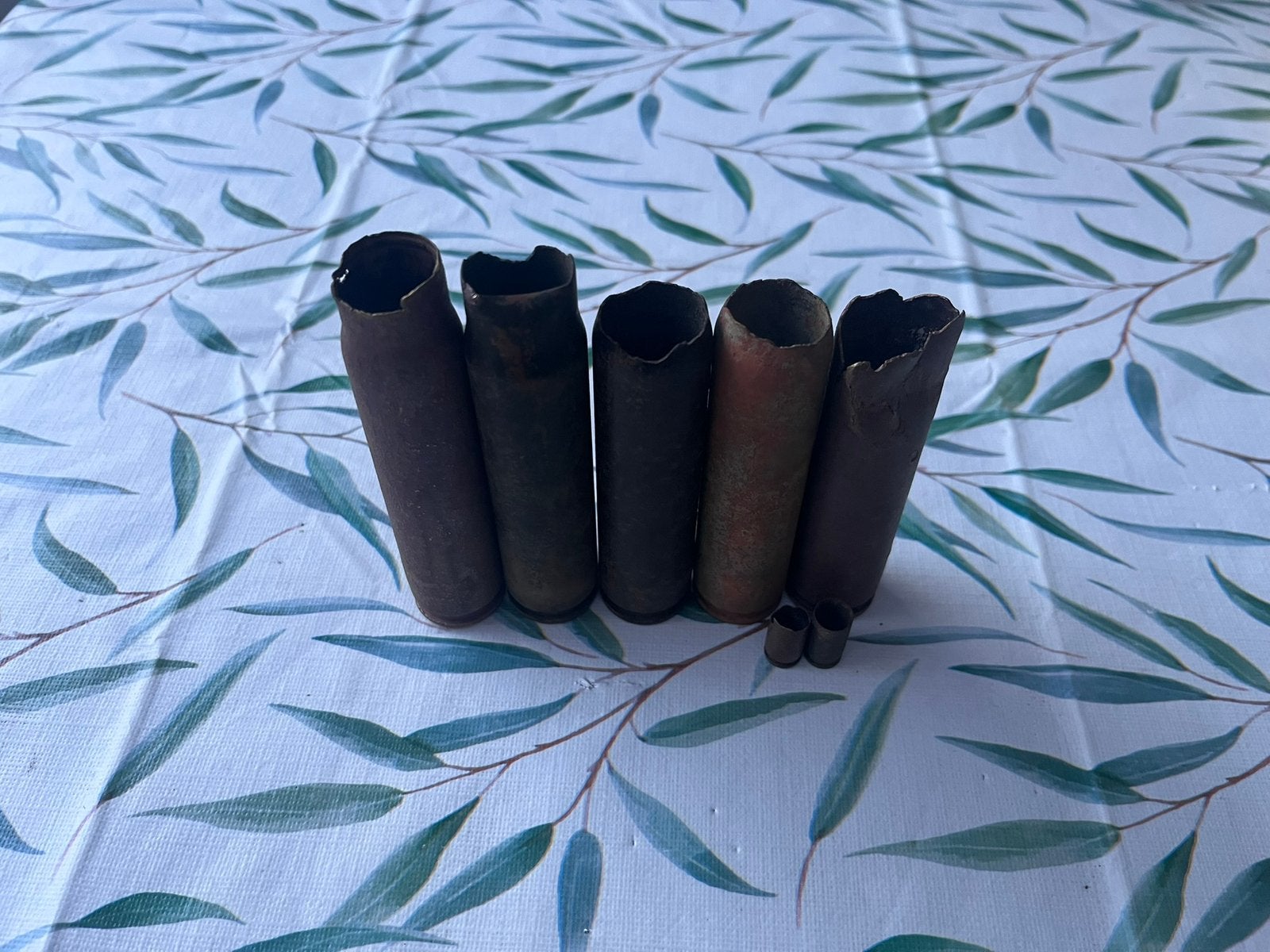 Wo2 20mm en 9mm hulzen, Ophalen of Verzenden, Overige soorten, Engeland, Hulzen of Bodemvondsten
