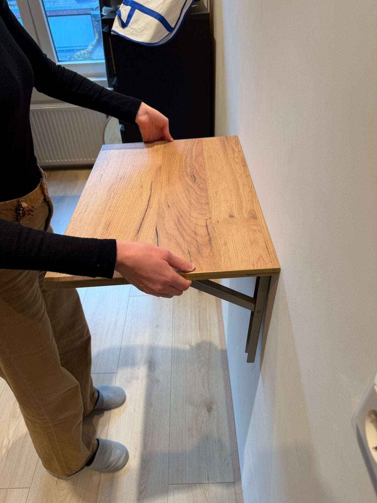 Wandklaptafel - Compact en Praktisch, Huis en Inrichting, Ophalen, Minder dan 50 cm, 50 tot 100 cm, Tot twee personen