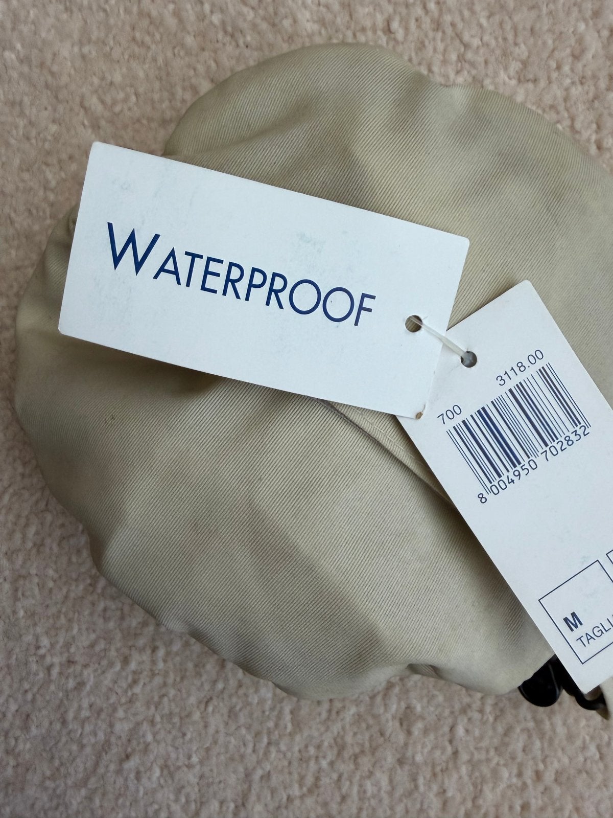 Nieuw Waterdicht Regenhoedje - Maat M (58 cm), Ophalen of Verzenden, Nieuw, Hoed