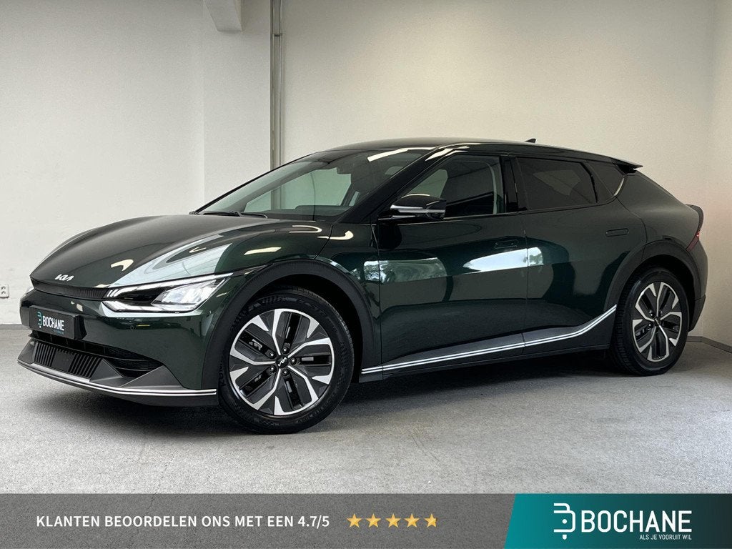 Kia EV6 Air 58 kWh | FOREST GREEN | CAMERA | SOH 100% |, Auto's, Kia, Gebruikt, Met garantie (alle), Leder en Stof, Automatische klimaatregeling