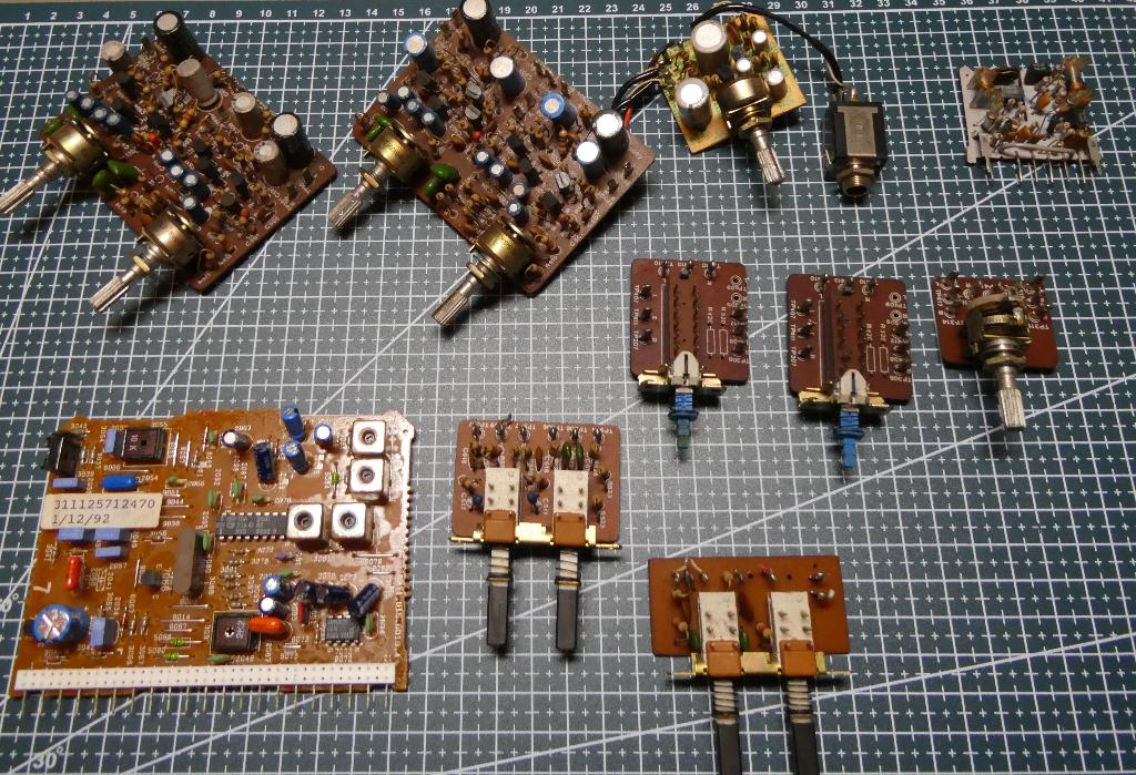 Partij Printplaten Audio Televisie apparaten Retro Vintage, Ophalen of Verzenden, Gebruikt