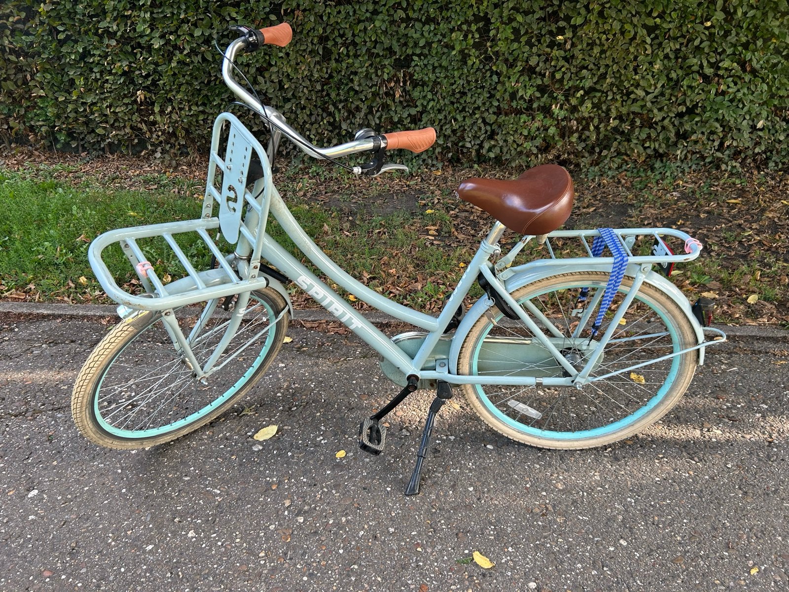 Spirit Cargo fiets - blauw, Terugtraprem, Versnellingen, Zo goed als nieuw, Ophalen