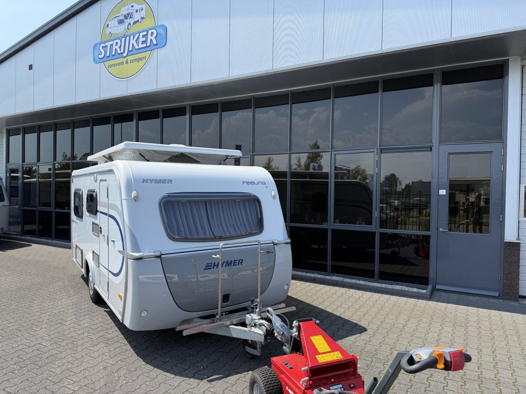 Eriba Feeling 430 Langslaper # Aparte bedden 200cm WC + Zit, Standaardzit, Lengtebed, Bedrijf, Schokbreker