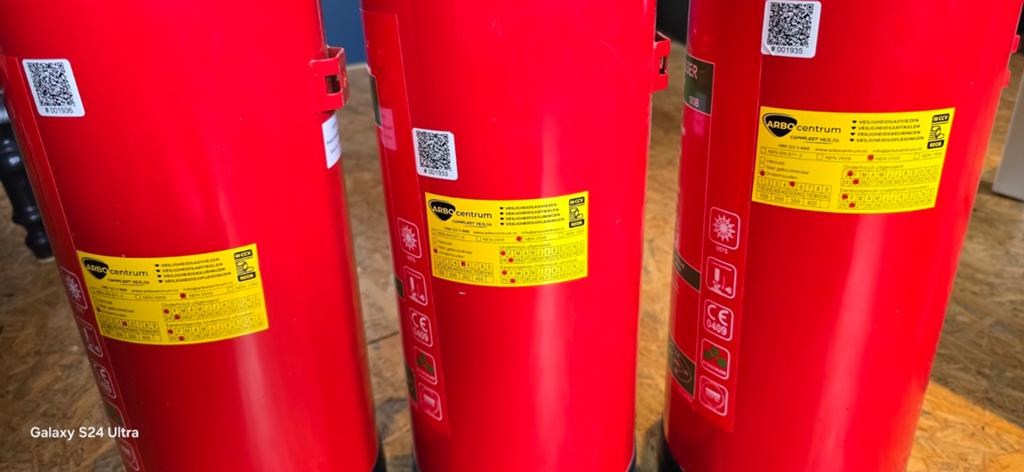 1x Brandblusser 6 liter schuim, Ophalen, Zo goed als nieuw, Brandblusser