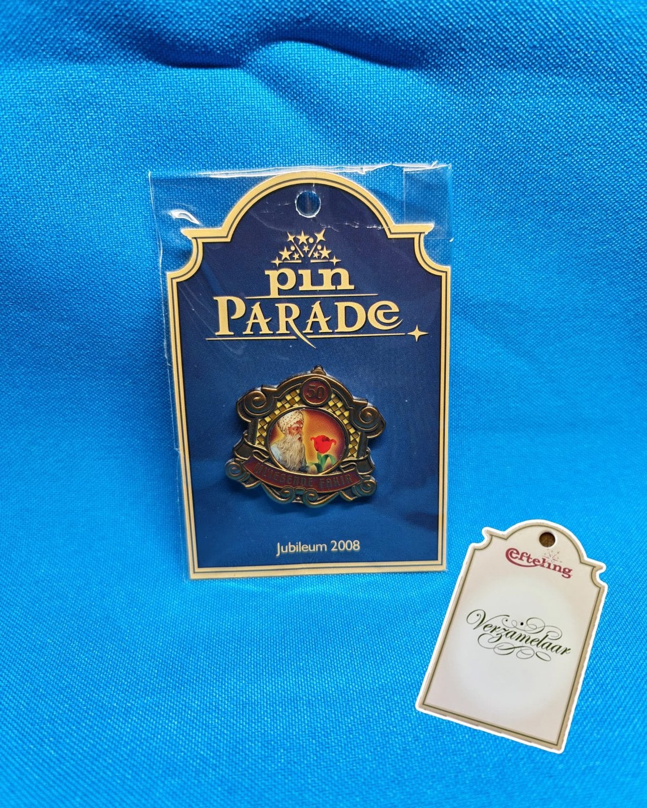 Efteling jubileum pin Vliegende Fakir 50 jaar nieuw!, Ophalen of Verzenden, Nieuw, Button of Speldje