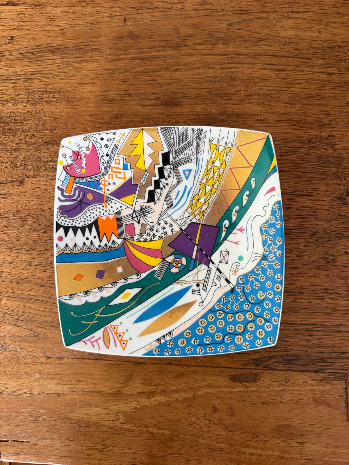Rosenthal Studio-Line Kandinsky Porseleinen Schaal, Antiek en Kunst, Antiek | Porselein, Ophalen of Verzenden