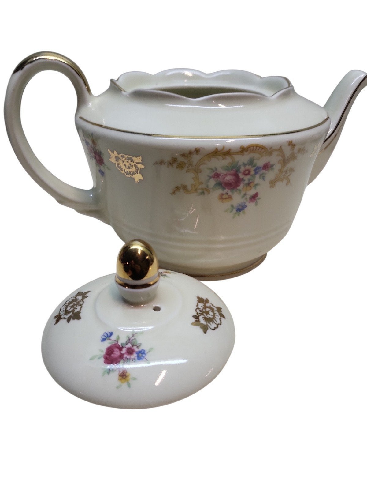 Vintage Mosa Maastricht theepot met bloemmotief, Antiek en Kunst, Ophalen of Verzenden