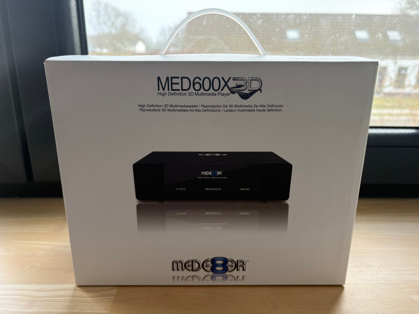 MeDe8er med600x3d Media Streamer 3D 1080p Full HD Dolby, Ophalen of Verzenden, Zo goed als nieuw