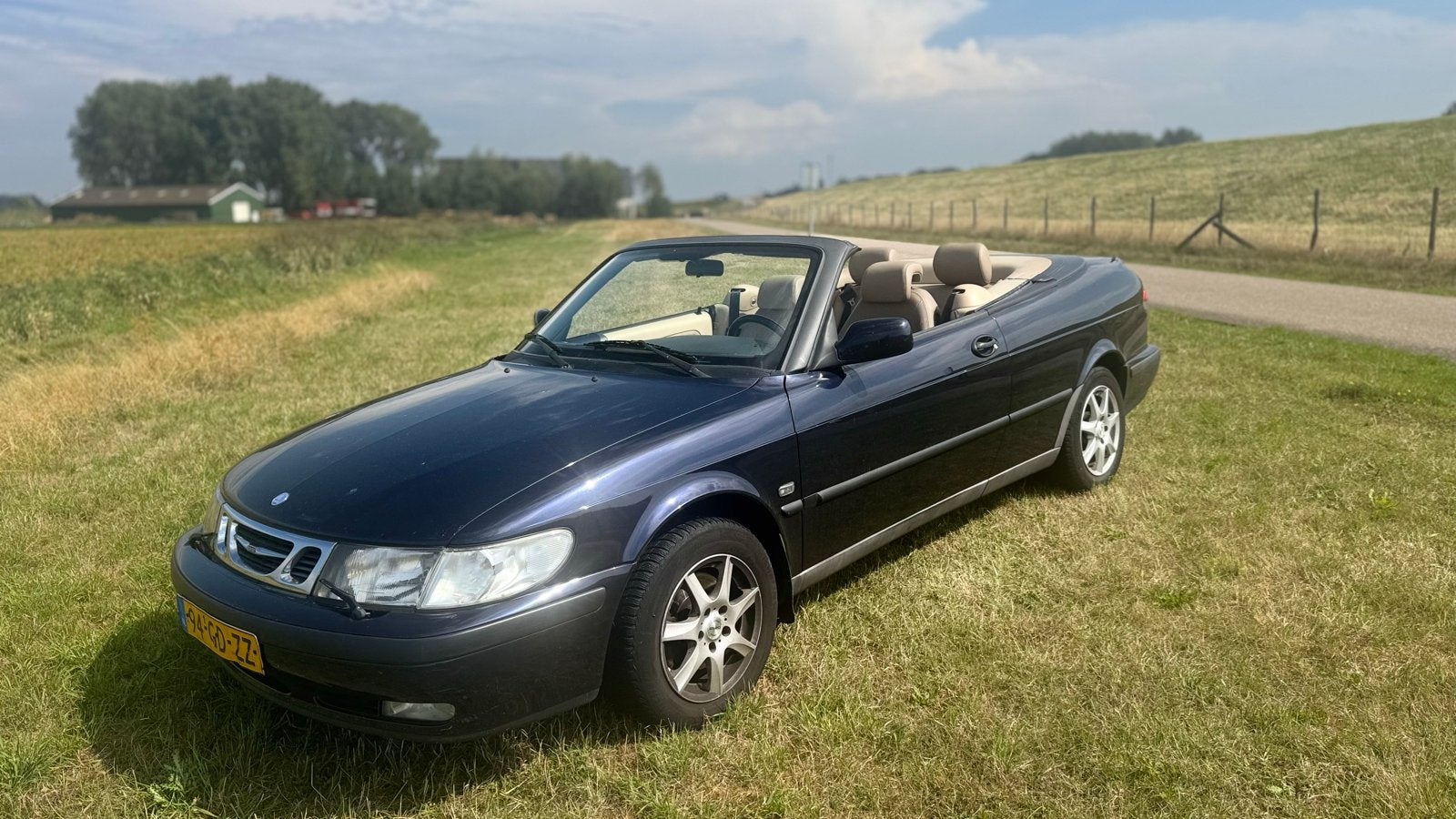 Saab 9-3 2.0 T Cabrio AUTOMAAT, Auto's, Saab, 4 cilinders, Cabriolet, 75 €/maand, Particulier