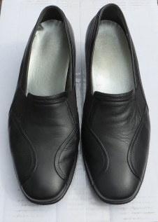 Durea dames schoenen maat 38 leer wijdte J zgan, Durea, Schoenen met lage hakken, Zwart, Ophalen of Verzenden