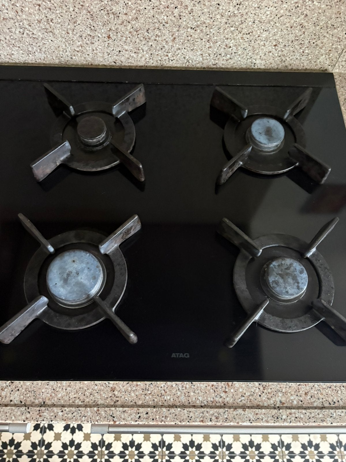 Atag gaskookplaat, Ophalen, Zo goed als nieuw, Inbouw, Gas
