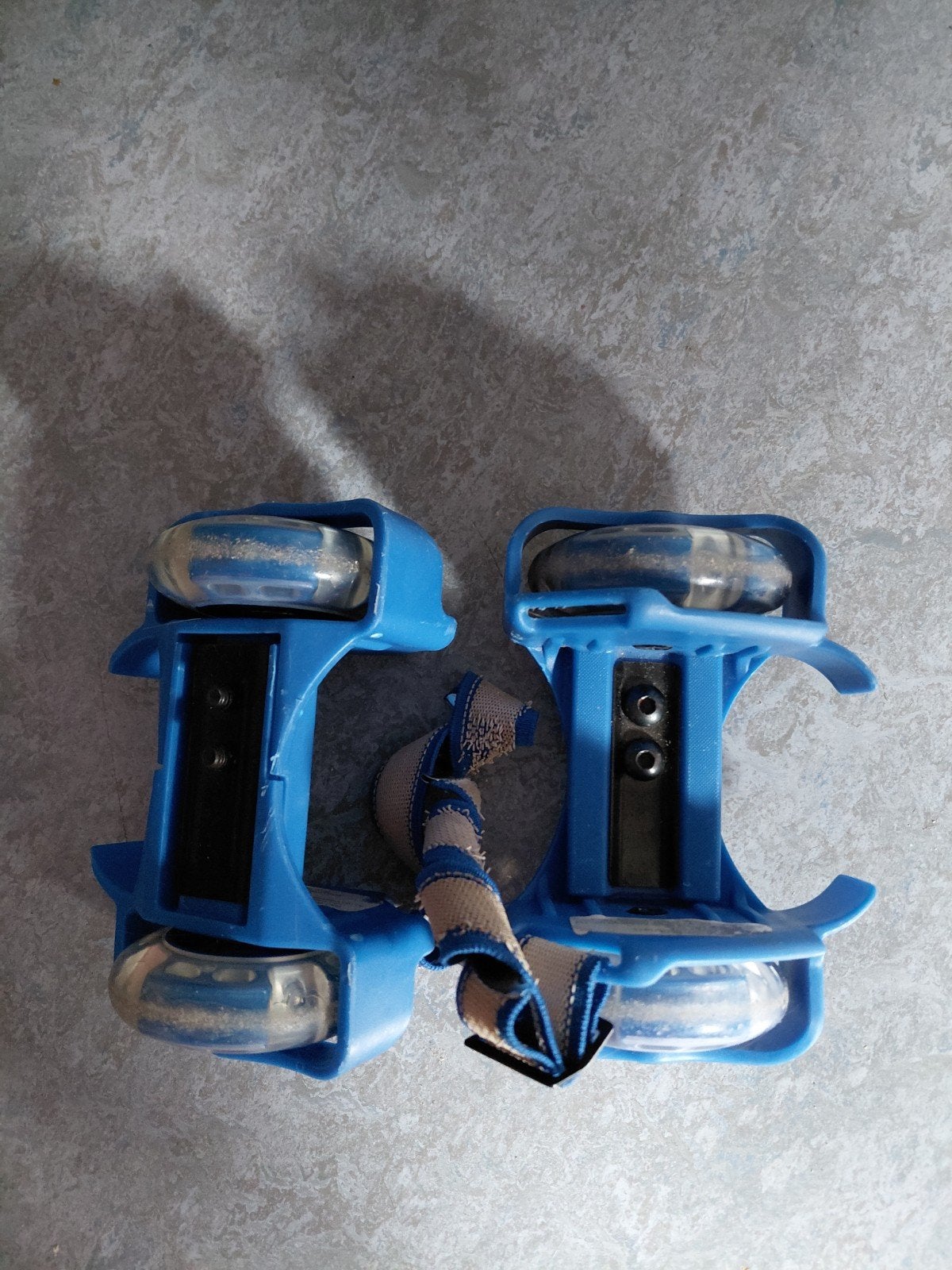 Flashing hakwiel blauwe wieltjes voor schoenen., Ophalen, Zo goed als nieuw, Kinderen
