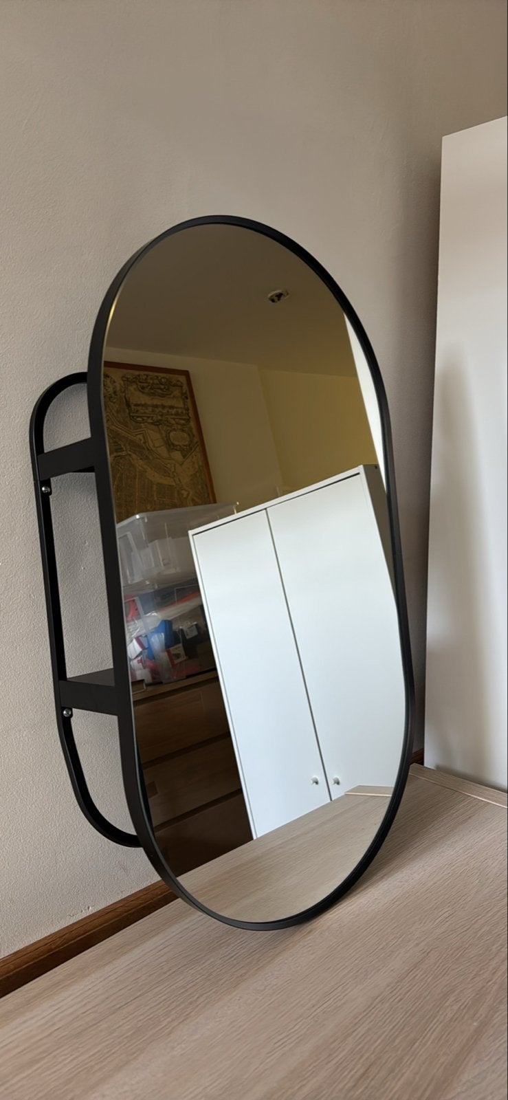IKEA Spiegel met twee planken - 40x70x14 cm, Ophalen, Minder dan 50 cm, Gebruikt, Minder dan 100 cm