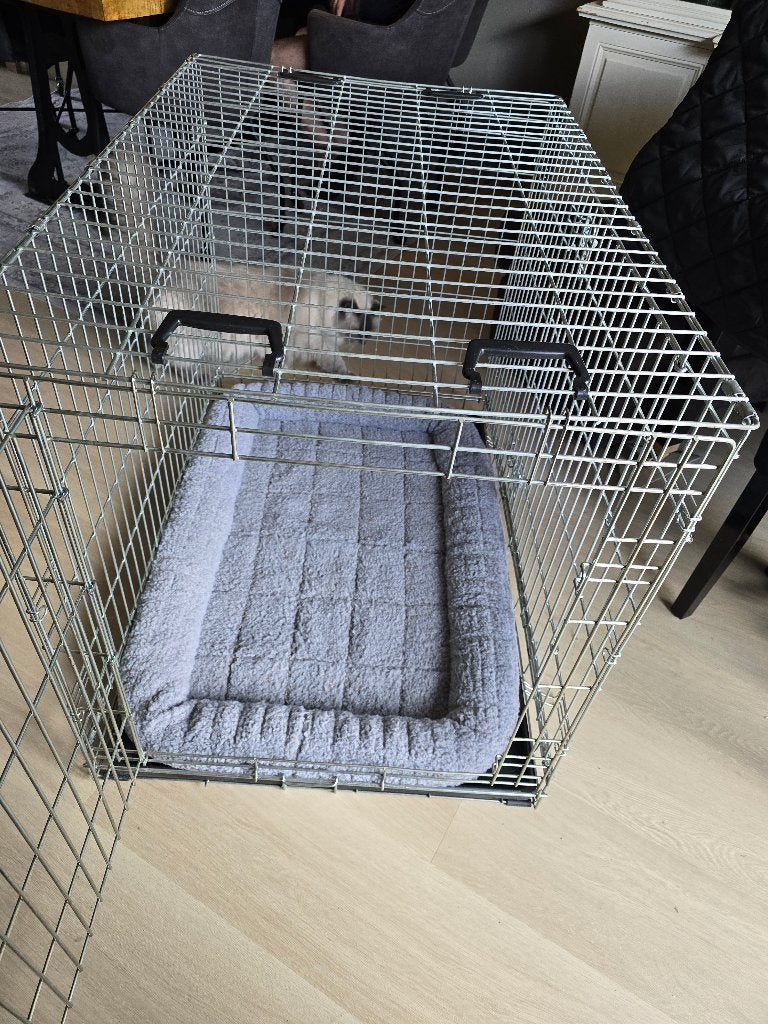 Savic Hondenbench XL incl. kussen, Ophalen, Gebruikt