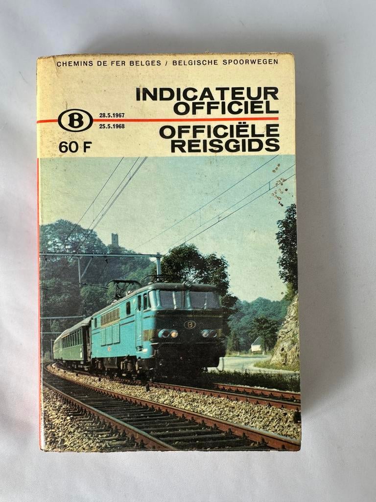 Reisgids NMBS 1967-1968, Ophalen of Verzenden, Gebruikt, Trein, Boek of Tijdschrift